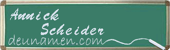 Annick Scheider Visitenkarte